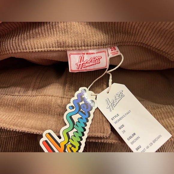 Hammie’s Original Corduroy Bell Bottom Pants in Brown NWT - Picture 7 of 8